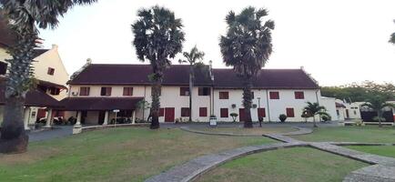 Fort Rotterdam or Benteng Ujung Pandang is a fort inherited from the Gowa-Tallo Kingdom built in 1545. Fort Rotterdam is located in the center of Makassar city. South Sulawesi, Indonesia July 15 2024 photo