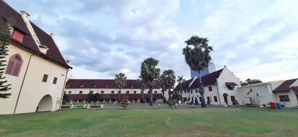 Fort Rotterdam or Benteng Ujung Pandang is a fort inherited from the Gowa-Tallo Kingdom built in 1545. Fort Rotterdam is located in the center of Makassar city. South Sulawesi, Indonesia July 15 2024 photo