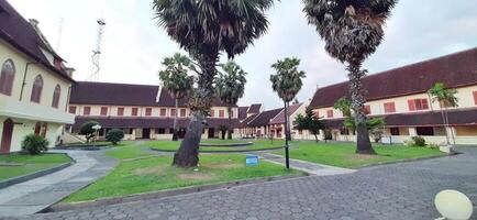 Fort Rotterdam or Benteng Ujung Pandang is a fort inherited from the Gowa-Tallo Kingdom built in 1545. Fort Rotterdam is located in the center of Makassar city. South Sulawesi, Indonesia July 15 2024 photo