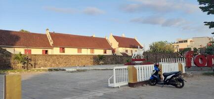 Fort Rotterdam or Benteng Ujung Pandang is a fort inherited from the Gowa-Tallo Kingdom built in 1545. Fort Rotterdam is located in the center of Makassar city. South Sulawesi, Indonesia July 15 2024 photo