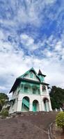 View of around Villa Yuliana Museum is a Dutch heritage building which has been converted into a museum for storing historical objects. Watansoppeng, Soppeng, South Sulawesi, Indonesia - June 29 2024 photo