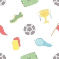 Seamless sport pattern. Background with sports icons vector