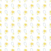 Seamless sport pattern. Background with sports icons vector