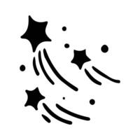 Stars and sparkles doodle illustration. Twinkle, blink, firework, glitter silhouette and glowing symbols in sketch style. Hand drawn illustration isolated on white background vector