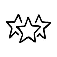 Stars and sparkles doodle illustration. Twinkle, blink, firework, glitter silhouette and glowing symbols in sketch style. Hand drawn illustration isolated on white background vector