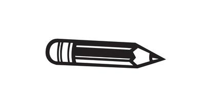 Silhouette Style Pencil Illustration Simple and Versatile Design vector