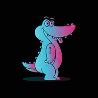 The Illustration of Crocodile Gradient vector