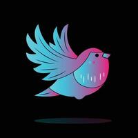 The Illustration of Bird Gradient vector