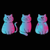 The Illustration of Cat Gradient vector