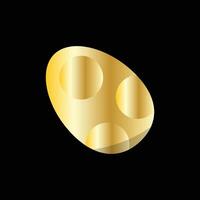 Mysterious Egg Gold vector