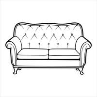 Sofa Art Illustration vector