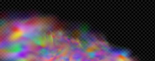 An explosion of colorful smoke clouds.Multicolor fog with blue and yellow particles.Explosions of color powder. vector