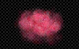 An explosion of colorful smoke clouds.Multicolor fog with blue and yellow particles.Explosions of color powder. vector