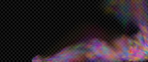 An explosion of colorful smoke clouds.Multicolor fog with blue and yellow particles.Explosions of color powder. vector
