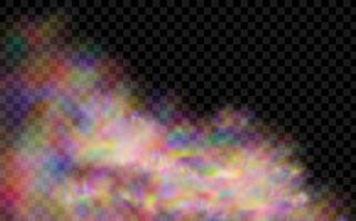 An explosion of colorful smoke clouds.Multicolor fog with blue and yellow particles.Explosions of color powder. vector