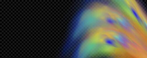 An explosion of colorful smoke clouds.Multicolor fog with blue and yellow particles.Explosions of color powder. vector