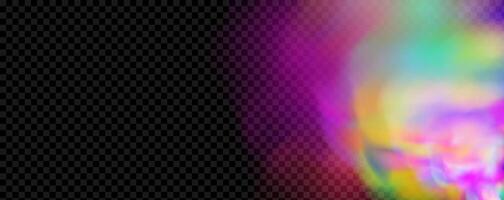 An explosion of colorful smoke clouds.Multicolor fog with blue and yellow particles.Explosions of color powder. vector