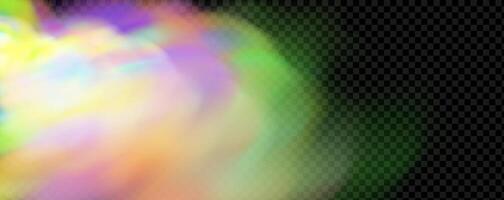 An explosion of colorful smoke clouds.Multicolor fog with blue and yellow particles.Explosions of color powder. vector