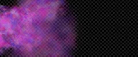 An explosion of colorful smoke clouds.Multicolor fog with blue and yellow particles.Explosions of color powder. vector