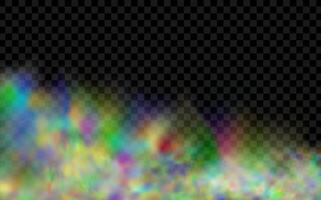 An explosion of colorful smoke clouds.Multicolor fog with blue and yellow particles.Explosions of color powder. vector