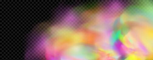 An explosion of colorful smoke clouds.Multicolor fog with blue and yellow particles.Explosions of color powder. vector