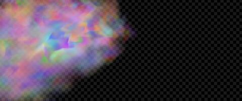 An explosion of colorful smoke clouds.Multicolor fog with blue and yellow particles.Explosions of color powder. vector
