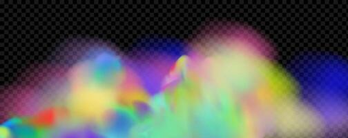 An explosion of colorful smoke clouds.Multicolor fog with blue and yellow particles.Explosions of color powder. vector
