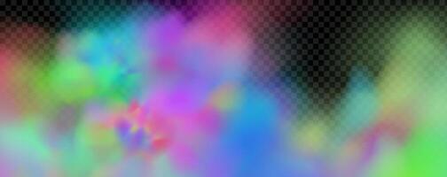 An explosion of colorful smoke clouds.Multicolor fog with blue and yellow particles.Explosions of color powder. vector