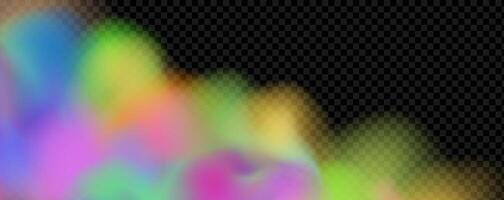 An explosion of colorful smoke clouds.Multicolor fog with blue and yellow particles.Explosions of color powder. vector