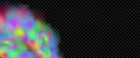 An explosion of colorful smoke clouds.Multicolor fog with blue and yellow particles.Explosions of color powder. vector