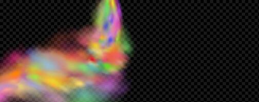 An explosion of colorful smoke clouds.Multicolor fog with blue and yellow particles.Explosions of color powder. vector