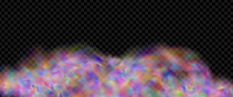 An explosion of colorful smoke clouds.Multicolor fog with blue and yellow particles.Explosions of color powder. vector