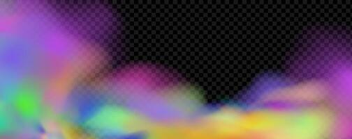 An explosion of colorful smoke clouds.Multicolor fog with blue and yellow particles.Explosions of color powder. vector
