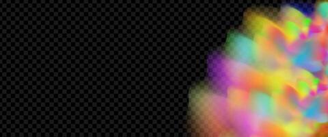 An explosion of colorful smoke clouds.Multicolor fog with blue and yellow particles.Explosions of color powder. vector