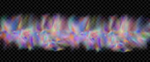An explosion of colorful smoke clouds.Multicolor fog with blue and yellow particles.Explosions of color powder. vector