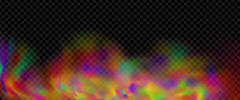 An explosion of colorful smoke clouds.Multicolor fog with blue and yellow particles.Explosions of color powder. vector