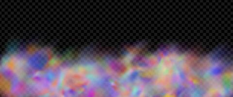 An explosion of colorful smoke clouds.Multicolor fog with blue and yellow particles.Explosions of color powder. vector