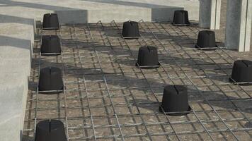 Construction Foundations Connection 3D Animation video