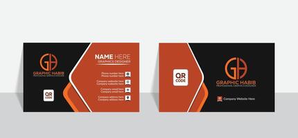 Creative Business Card and Templates. vector