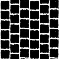 Aesthetic Contemporary printable seamless pattern with abstract line, dot, shape brush stroke in black and white colors. Boho background in minimalist style Illustration for wallpaper vector