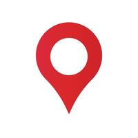 Map pin icon on a map. Location display and current location. vector