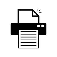 Pop printing press icon. Copy of document. . vector