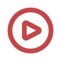 Play button or Active button. Movie play button icon. vector