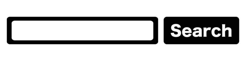 A simple search box. Internet and network. vector