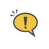 Pop-up attention balloons. Warnings and instructions. vector