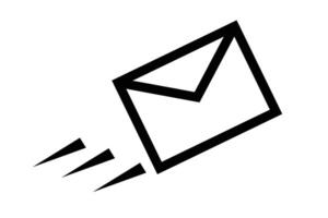 Send mail icon. vector