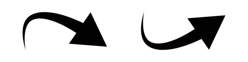 A set of arrows for ascending and descending. vector