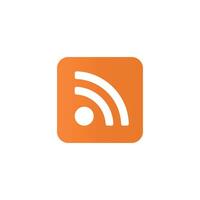 RSS icon. Feed and subscribe. vector