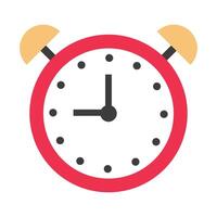 Red alarm clock vector