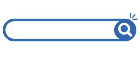 A pop-up search bar. Search box for web search. vector